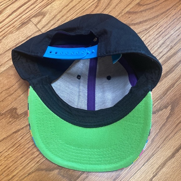 Domo Snapback Hat multi colored check One Size Adjustable Embroidered 6 Panel - Picture 3 of 6